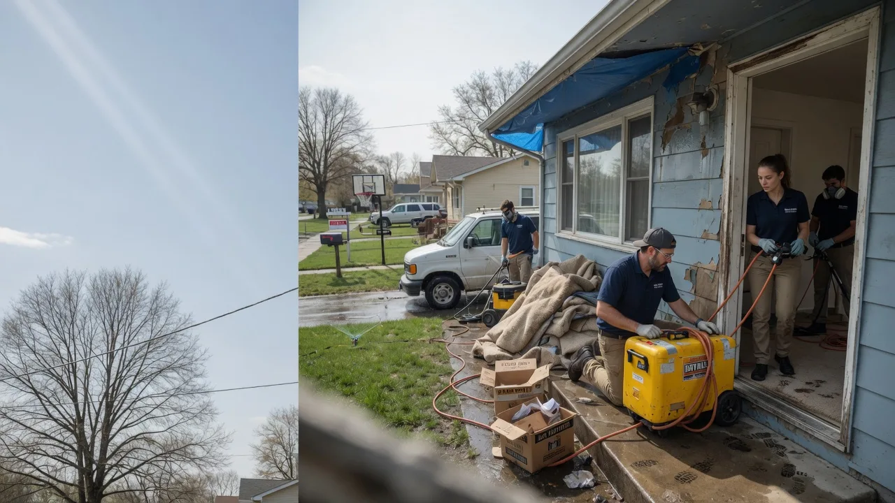 Basement Flood Cleanup in Norwich, OH near me